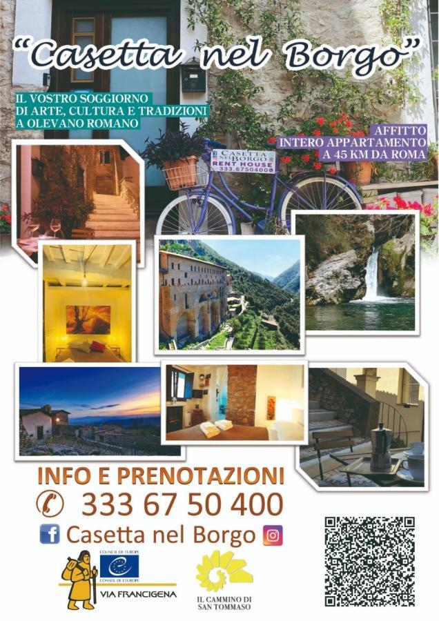 Casetta Nel Borgo Olevano Romano Buitenkant foto